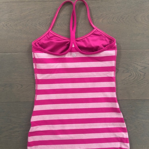 Lululemon power Y tank top sz 4